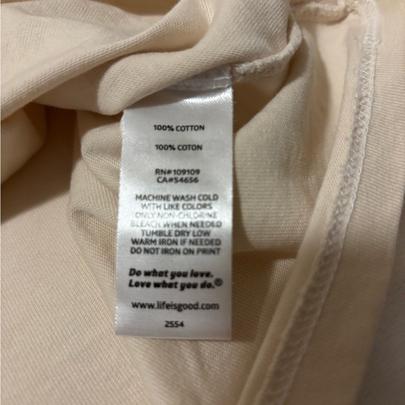 Life is Good Under Sunflower Short Sleeve Crusher Vee - Picture 7 of 9